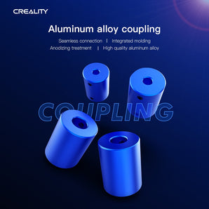 Blue Aluminum Alloy Coupler 2pc