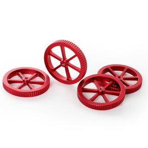 Red Aluminum Levelling Nut 4P