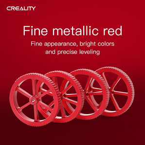 Red Aluminum Levelling Nut 4P