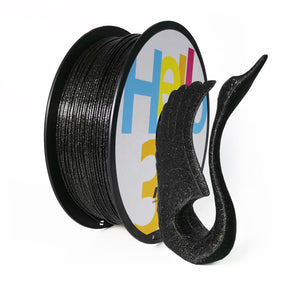 Hello3D PLA Filament Sparkle Black1Kg