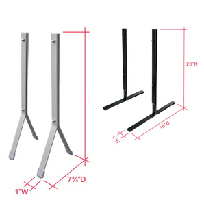 Metal Support Legs for Sneeze Guards