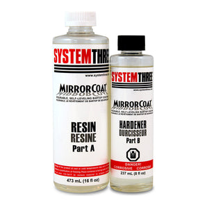 System Three Mirror Coat Epoxy Resin | UN2735, POLYAMINES, LIQUID, CORROSIVE, N.O.S., (ETHYLENE AMINE) Class 8, PG III