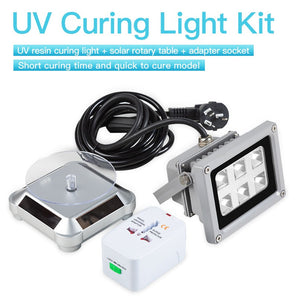 UV Cure Light & Rotary Table Kit