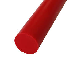 ACETAL ROD RED FOOD GRADE, 3"