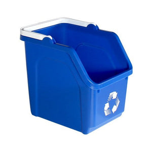 Stackable Recycling Bin Royal Blue