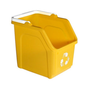 Stackable Recycling Bin Yellow